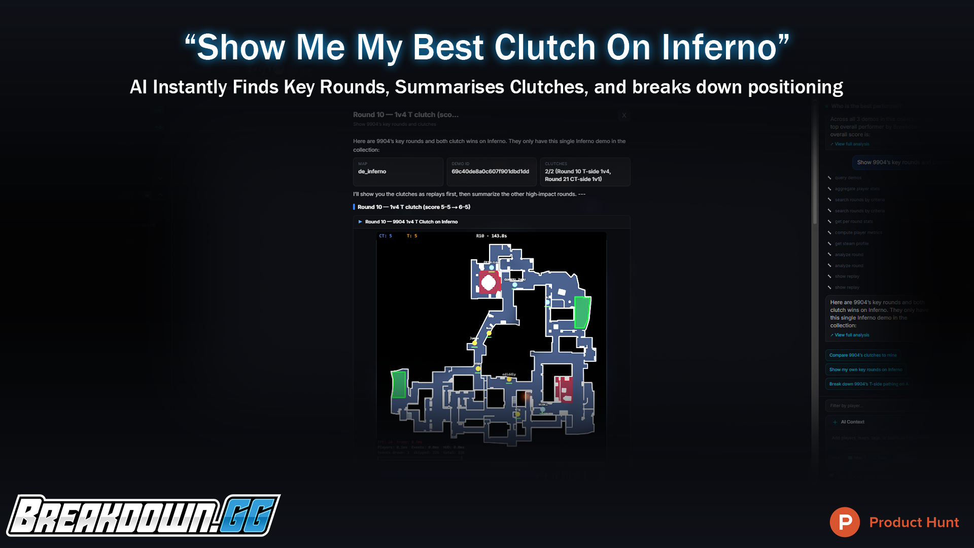 One AI prompt equals hundreds of games of data — ask tactical questions across your whole collection